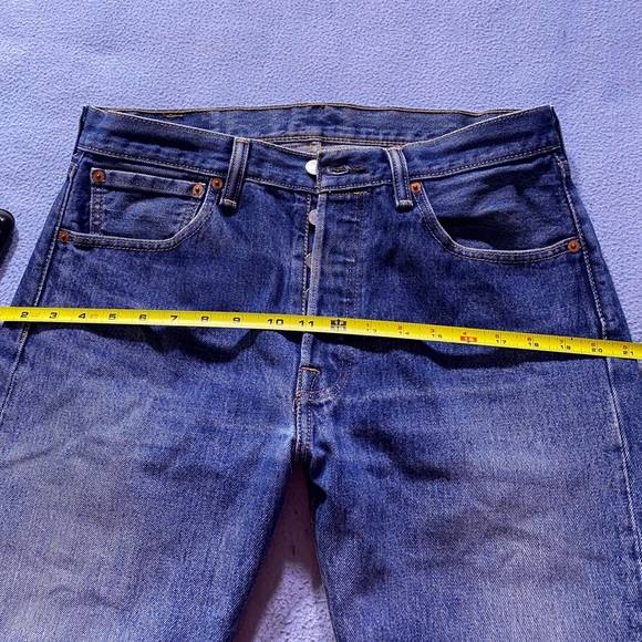 LEVI'S 501 1990sJeans vintage’s GAREFORBURIPLANET size W33L30 - Picture 6 of 17